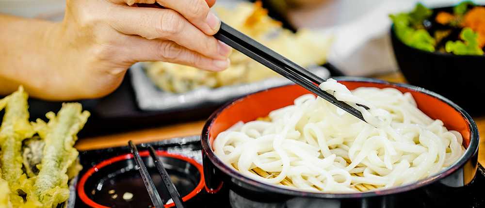 noodles eaten with chopsticks